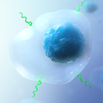 Cell therapy close up rendering